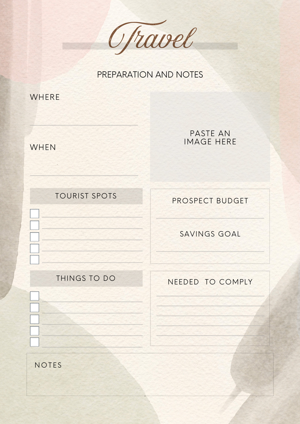 The Ultimate Bucket List Planner - Digital Download