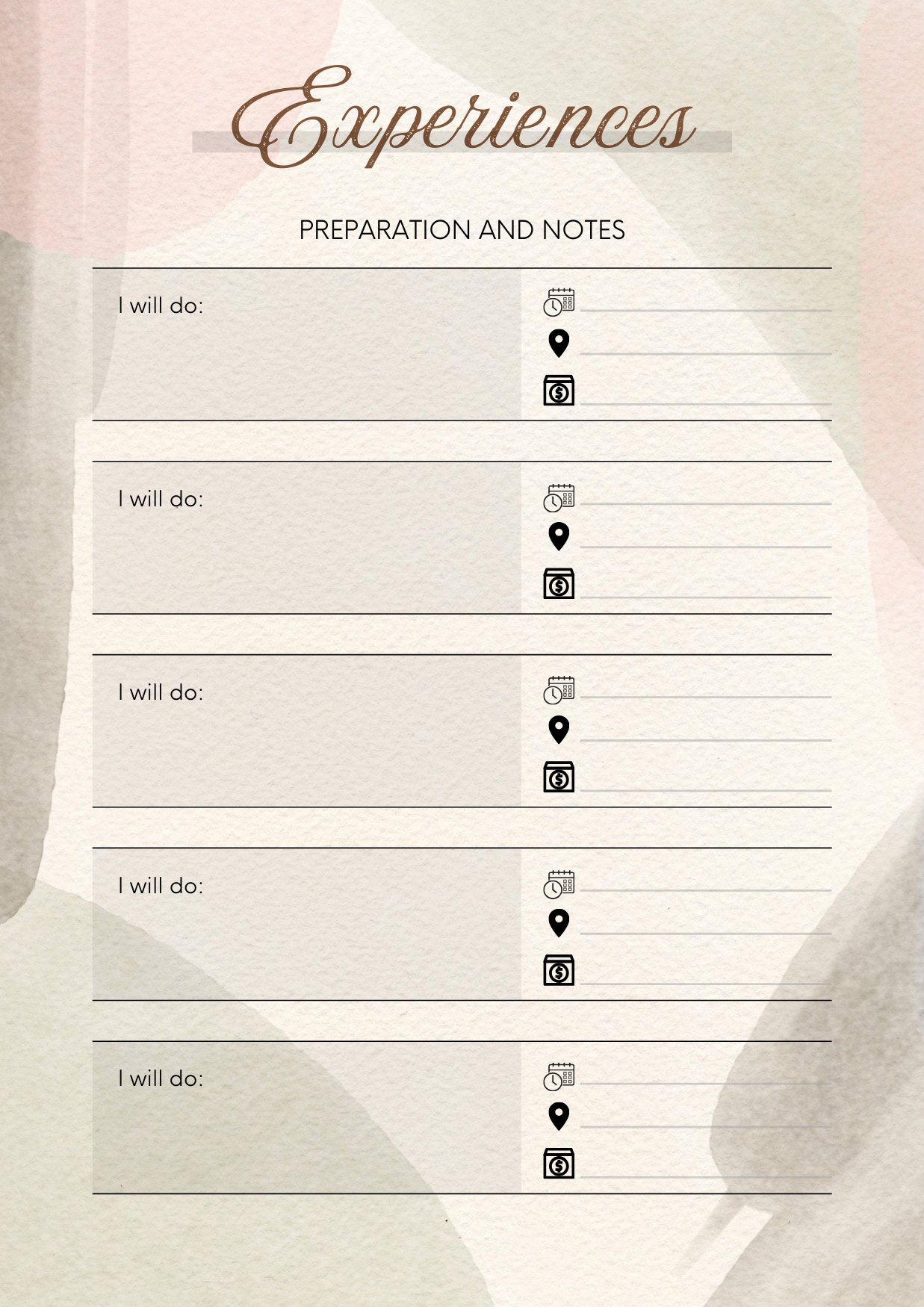 The Ultimate Bucket List Planner - Digital Download