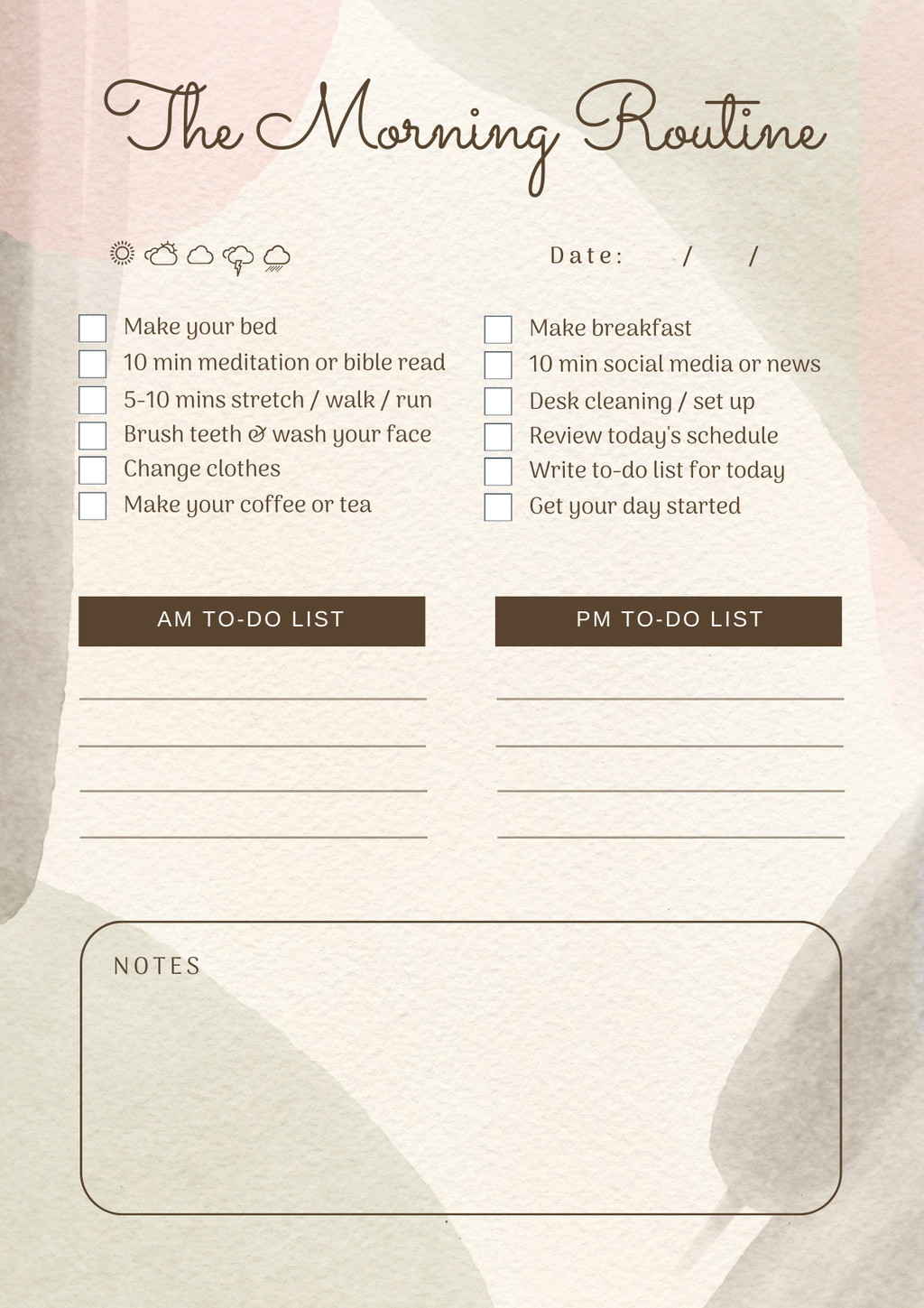 The Self Care Planner - Digital Download