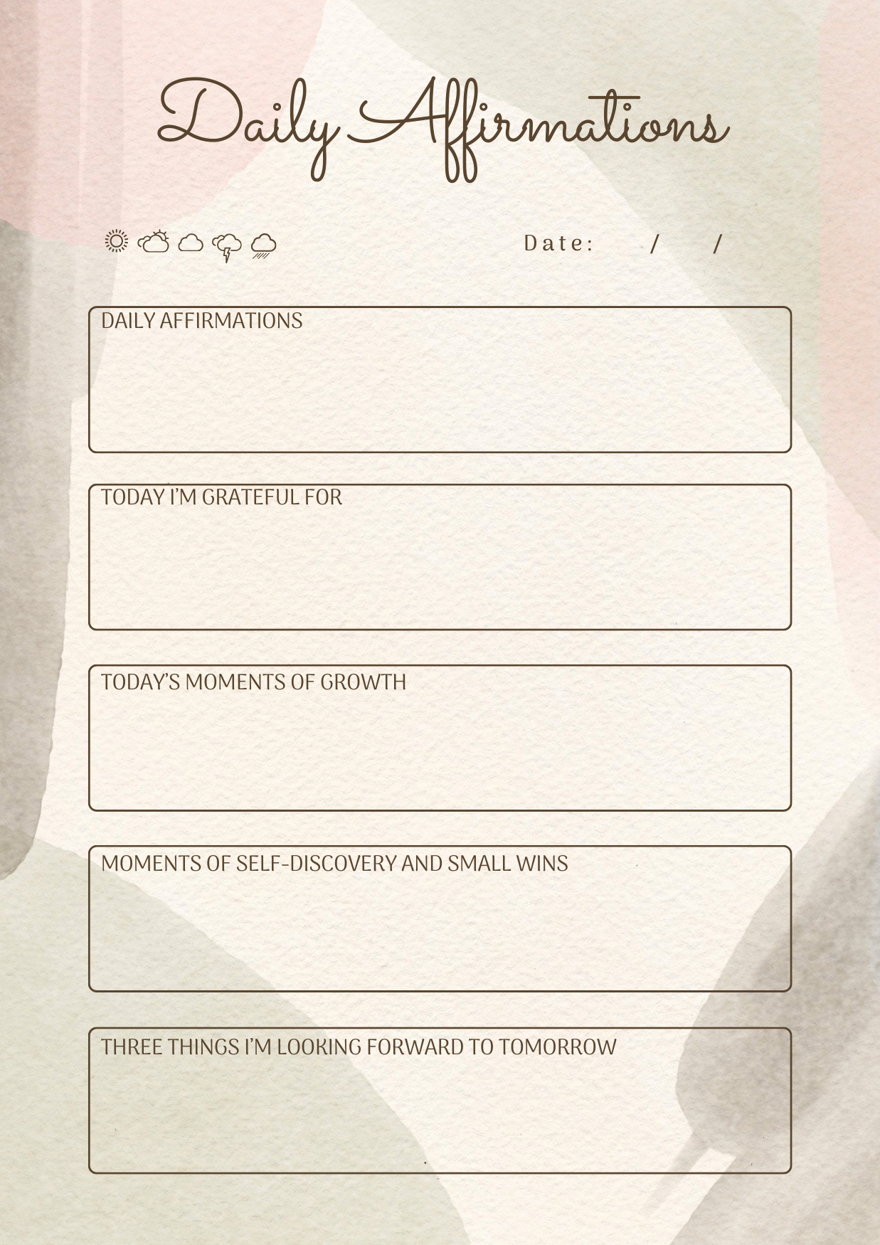 The Self Care Planner - Digital Download